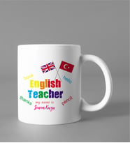 Kişiye Özel İngilizce Öğretmeni Kupası