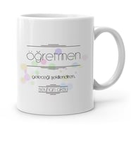 BK Gift Kişiye Özel Öğretmen Anlamı Beyaz Kupa Bardak  1