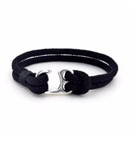 KANCALI SİYAH PARACORD ERKEK BİLEKLİK BT220