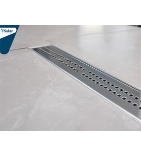 Duş Kanalı Paslanmaz Süzgeç Q50 Çıkış Sukar 30 cm