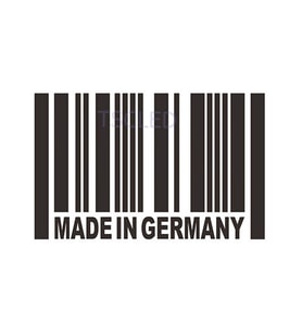 Made in Germany Araba Sticker Yapıştırması 20 cm