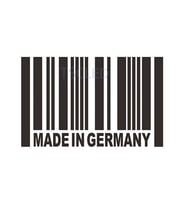 Made in Germany Araba Sticker Yapıştırması 20 cm