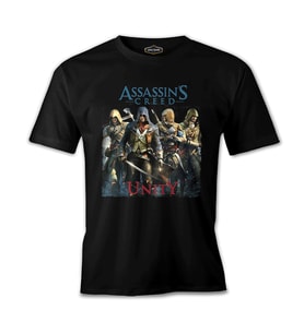 Assassin's Creed Unity 2 Siyah Erkek Tshirt