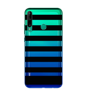 Çizgi Tasarımlı Süper Şeffaf Silikon Telefon Kılıfı Huawei P40 Lite E