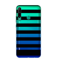 Çizgi Tasarımlı Süper Şeffaf Silikon Telefon Kılıfı Huawei P40 Lite E