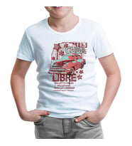 Küba - Araba Beyaz Çocuk Tshirt
