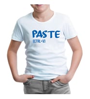 Paste - Ctrl+V Beyaz Çocuk Tshirt