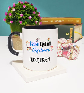 Beden Eğitimi Öğretmeni Kupa Bardak Siyah