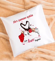 Sevgiliye Sevgililer Günü Hediyesi 25 Yastık