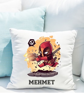 Marvel Deadpool Yastığı Kişiye Özel