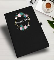 KİŞİYE ÖZEL  ÇİÇEK TEMALI  DEFTER &  AJANDA