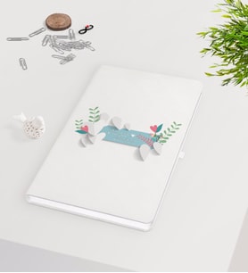 BK Gift Kişiye Özel Sevgililer Günü Beyaz Defter-15