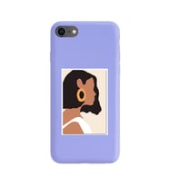 Lila Lansman Telefon Kılıfı Iphone 7