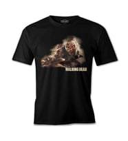 The Walking Dead Siyah Erkek Tshirt