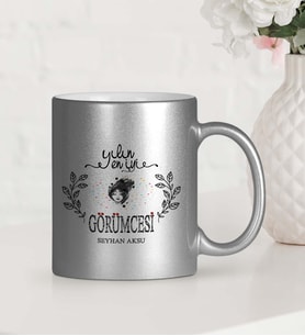 BK Gift Kişiye Özel Yılın En İyi Görümcesi Gümüş Yaldızlı Kupa Bardak