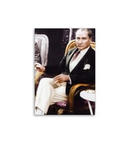 Atatürk Posteri Deri Kanvas Tablo 50x70cm