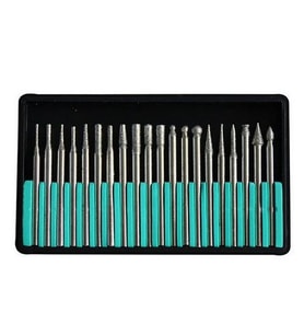 Elmas Freze Taşlama İğne Zımpara 20li Set 2.35mm 3mm Dremel Hobi