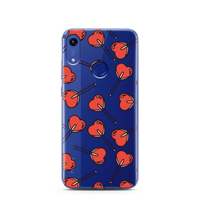 Şeker Tasarımlı Süper Şeffaf Silikon Telefon Kılıfı Huawei Honor 8A