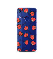 Şeker Tasarımlı Süper Şeffaf Silikon Telefon Kılıfı Huawei Honor 8A