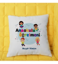 Anaokulu Öğretmeni Tasarım Yastık