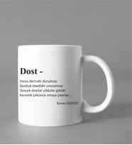 Kişiye Özel Dost Kupası