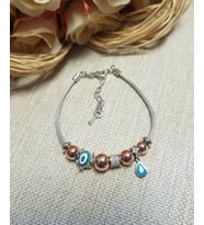 Kaplumbağa Charm Gümüş Bileklik