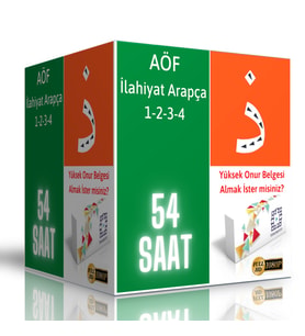 2025 AÖF İlahiyat Arapça Görüntülü Eğitim Seti (1-2-3-4)