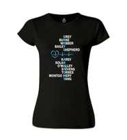 Grey's Anatomy - Grey Siyah Bayan Tshirt