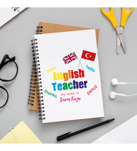 İngilizce Öğretmeni Defteri Kişiye Özel