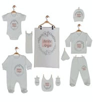 Pia Baby GL 1908 10 Parça İsme Özel Hastane Çıkışı