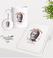 BK Gift Kişiye Özel Felsefe Öğretmeni Kupa Anahtarlık Beyaz Defter Kalem Hediye Seti-1 (Model 1)