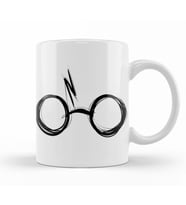 Sketchy Harry Potter  Gözlüğü Kupa Bardak Porselen