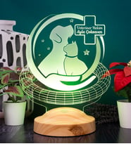 Dünya Veteriner Hekimler Günü Hediyesi, Kişiye Özel Veteriner Hekim 3D Led Lamba