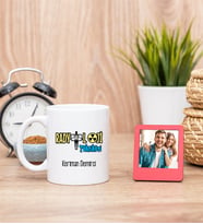 Radyoloji Teknikeri Beyaz Kupa Bardak ve Kırmızı Mini Fotoğraf Çerçevesi