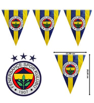 Fenerbahçe Üçgen Bayrak Flama - 2,90 mt (STD)