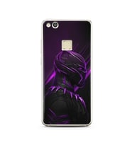 Black Panter Tasarım Süper Şeffaf Silikon Telefon Kılıfı Huawei P10 Lite 