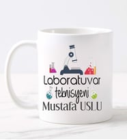 Labaratuvar Teknisyeni  Kupa (Beyaz)