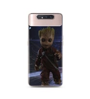 Baby Groot Tasarım Süper Şeffaf Silikon Telefon Kılıfı Samsung A80