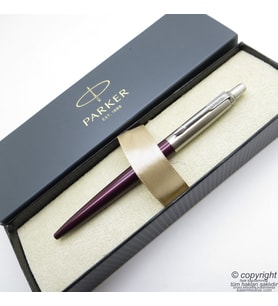 Parker Jotter Metal Bordo Tükenmez Kalem  İsme Özel Kalem  Hediyelik Kalem