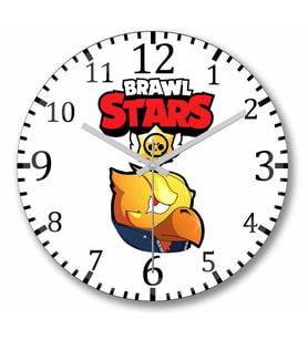 Brawl Stars  Crow  Duvar   Saati  Bombeli Gercek Cam