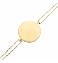 Bileklik Plaka Sarı 2,67 Gram 14 Ayar Altın