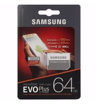 Samsung 64 Gb Evo Plus 4K Class10 100Mb/S Micro Sd Hafıza Kartı