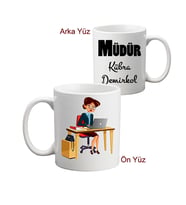 Bayan Müdüre Hediye İsimli Kupa Bardak