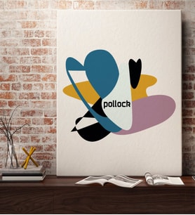 Pollock Tasarımlı Kanvas Tablo 50x70cm