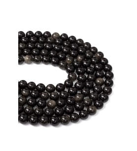 8 MM Obsidyen Taşı Dizi - DZ3521