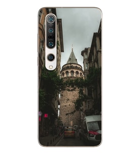 Galata Tasarımlı Süper Şeffaf Silikon Telefon Kılıfı Xiomai Mi10-pro