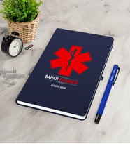 BK Gift Kişiye Özel Eczane Lacivert Defter Kalem Seti-3