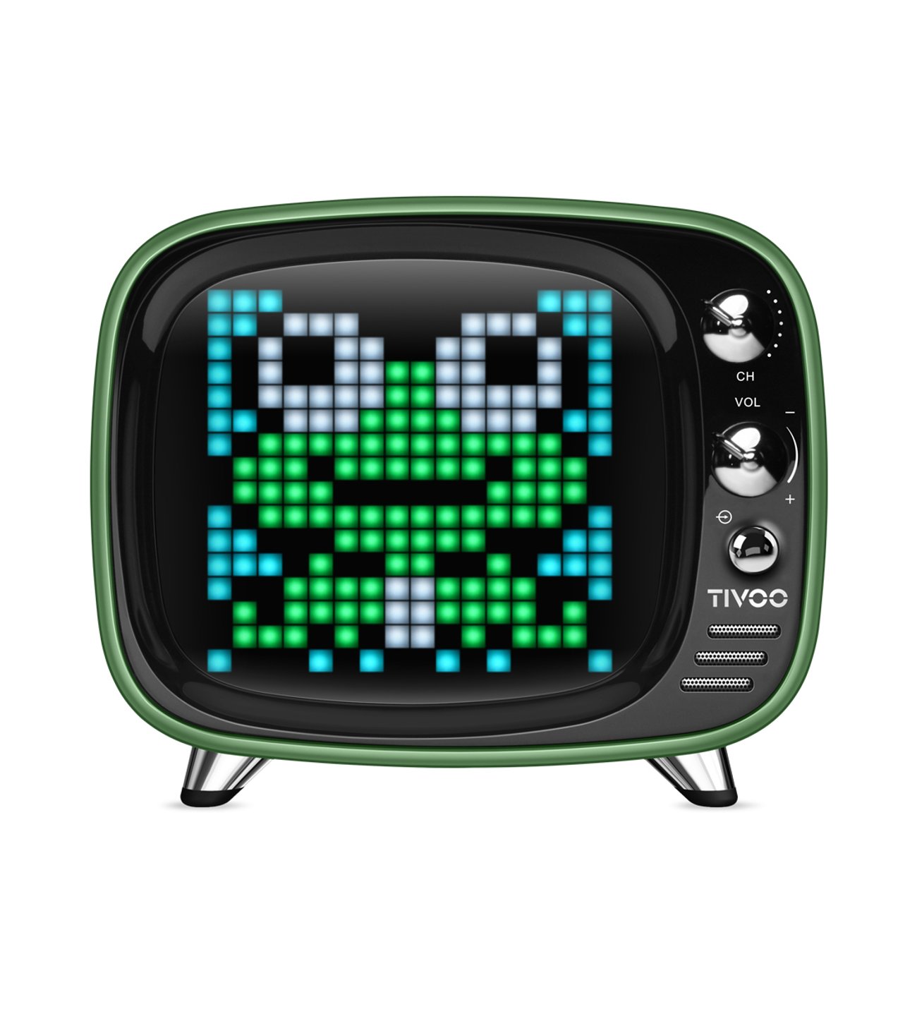P*N様 未開封 Divoom TIVOO スマートピクセルBluetoothス Divoom Tivoo Pixel Art Smart Yeşil Bluetooth Hoparlör