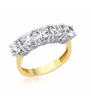 Beştaş Yüzük 4.10 Gram 14 Ayar Altın (Çok Renkli)
