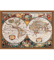 Ks Games 17.Centruy World Map Dünya Haritası 2000 Parça Puzzle 